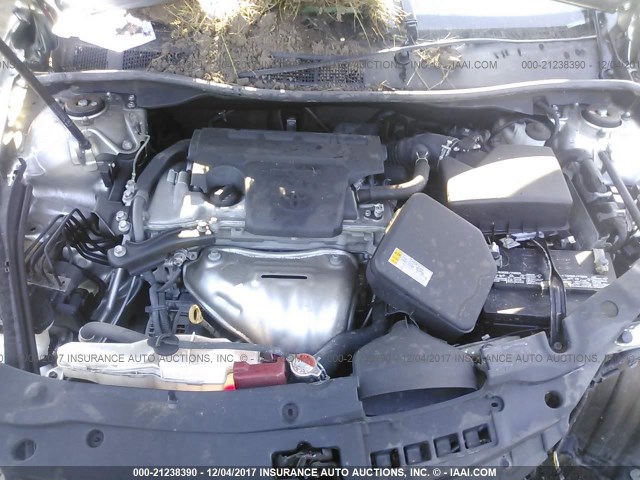 4T1BF1FK8GU524842 - 2016 TOYOTA CAMRY LE/XLE/SE/XSE 银色 照片 10