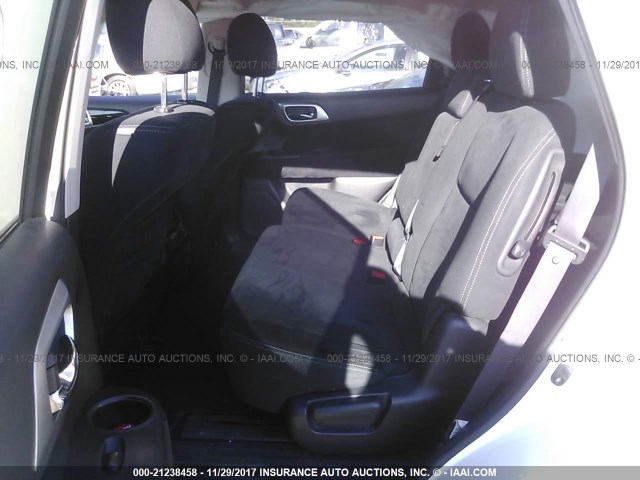 5N1AR2MM6DC661017 - 2013 NISSAN PATHFINDER S/SV/SL/PLATINUM 白色 照片 8