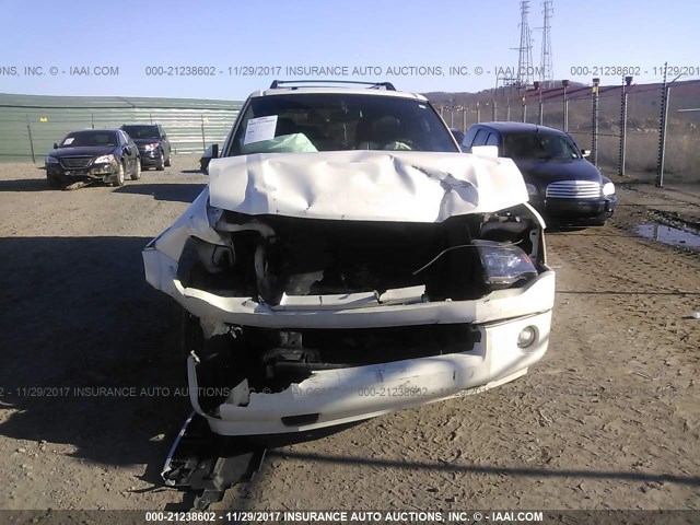 1FMFU20518LA10631 - 2008 FORD EXPEDITION LIMITED WHITE photo 6