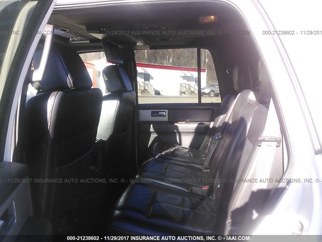 1FMFU20518LA10631 - 2008 FORD EXPEDITION LIMITED WHITE photo 8