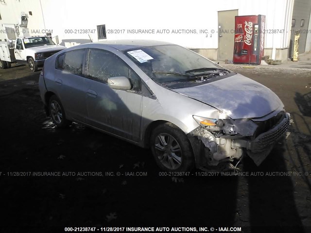 JHMZE2H77BS007197 - 2011 HONDA INSIGHT EX SILVER photo 1