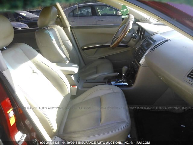 1N4BA41E77C801918 - 2007 NISSAN MAXIMA SE/SL BURGUNDY photo 5