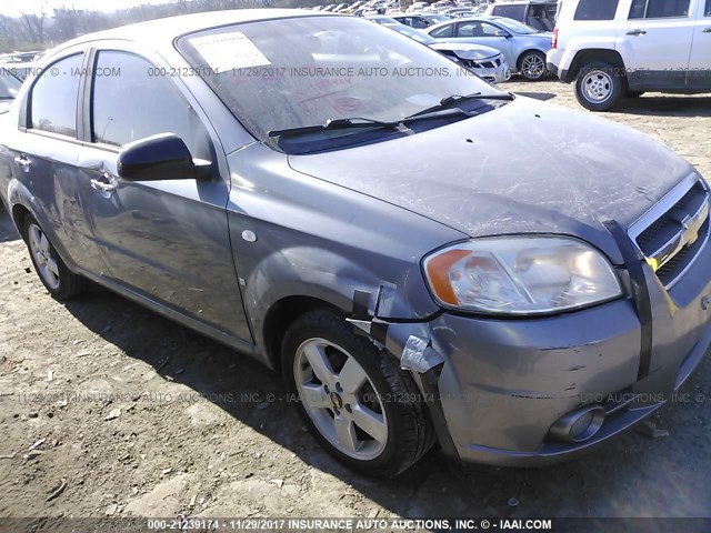 KL1TG566X8B178247 - 2008 CHEVROLET AVEO LT GRAY photo 6