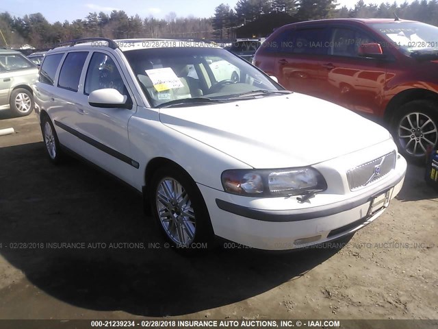 YV1SW53D612072923 - 2001 VOLVO V70 T5 TURBO WHITE photo 1