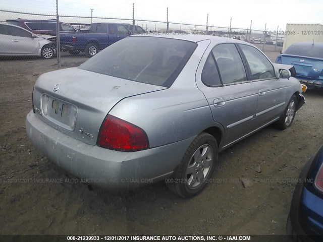 3N1CB51D64L866643 - 2004 NISSAN SENTRA 1.8/1.8S GRAY photo 4