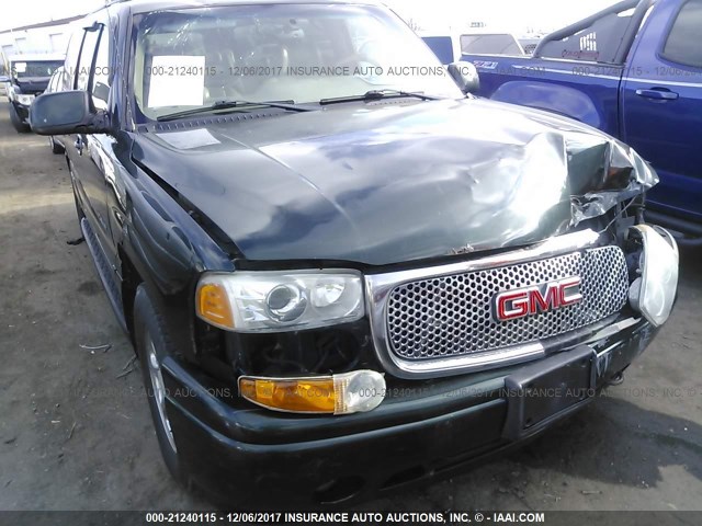 1GKFK66UX1J265056 - 2001 GMC DENALI XL K1500 GREEN photo 6