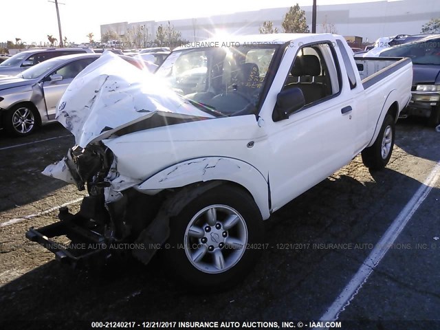 1N6DD26T84C465646 - 2004 NISSAN FRONTIER KING CAB XE WHITE photo 2