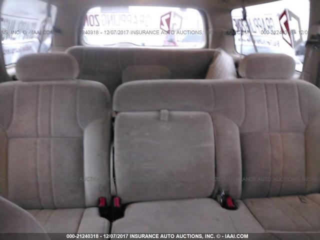 1FMNU41S21EB54064 - 2001 FORD EXCURSION XLT WHITE photo 8