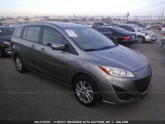 JM1CW2BL6E0172541 - 2014 MAZDA 5 SPORT GRAY photo 1