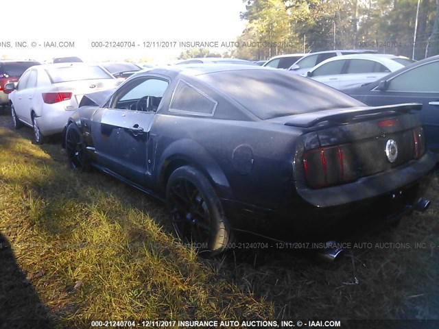 1ZVHT82H685160598 - 2008 FORD MUSTANG GT BLACK photo 3