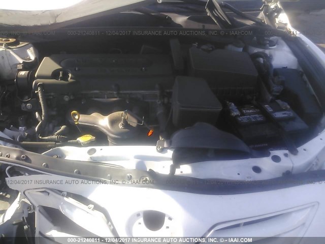 4T1BE46KX9U794923 - 2009 TOYOTA CAMRY SE/LE/XLE WHITE photo 10