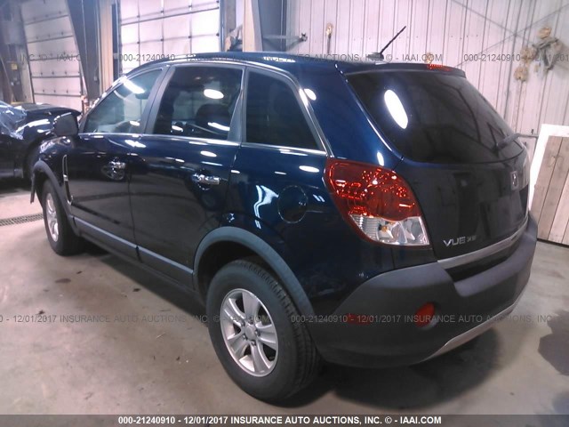 3GSCL33P38S690169 - 2008 SATURN VUE XE Dark Blue photo 3