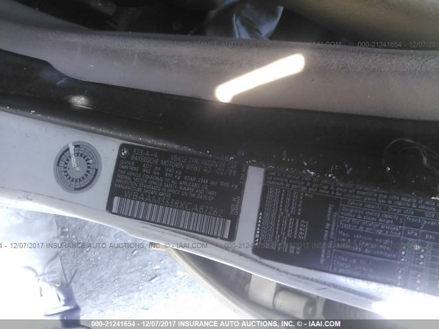 WBAAM3338XCA82262 - 1999 BMW 323 I AUTOMATIC WHITE photo 9