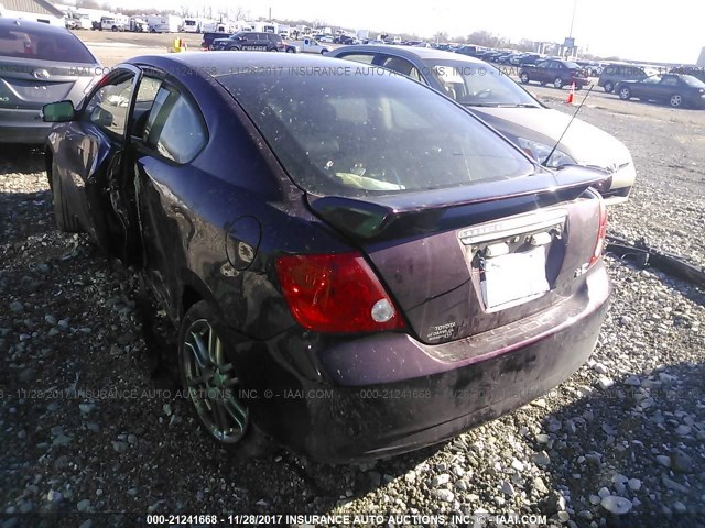 JTKDE167560112355 - 2006 TOYOTA SCION TC 勃艮第红 照片 3