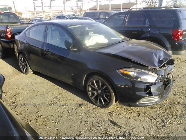 1C3CDFAA1FD391130 - 2015 DODGE DART SE BLACK photo 1