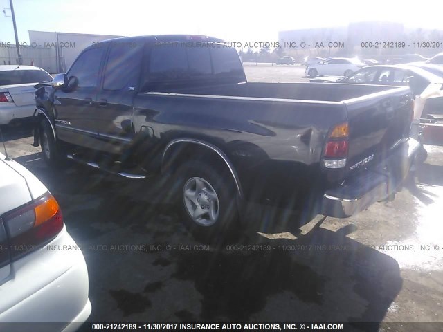 5TBRN34163S412186 - 2003 TOYOTA TUNDRA ACCESS CAB SR5 BLACK photo 3