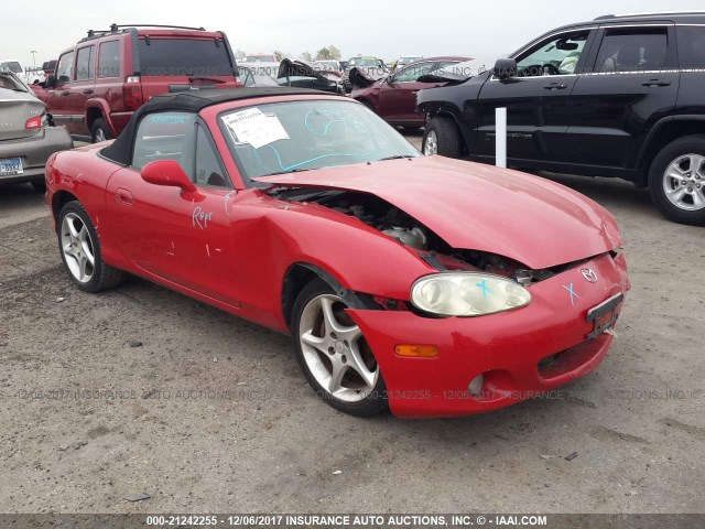 JM1NB353730309263 - 2003 MAZDA MX-5 MIATA LS RED photo 1