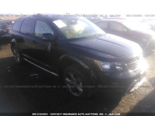 3C4PDDGG3HT691892 - 2017 DODGE JOURNEY CROSSROAD BLACK photo 1