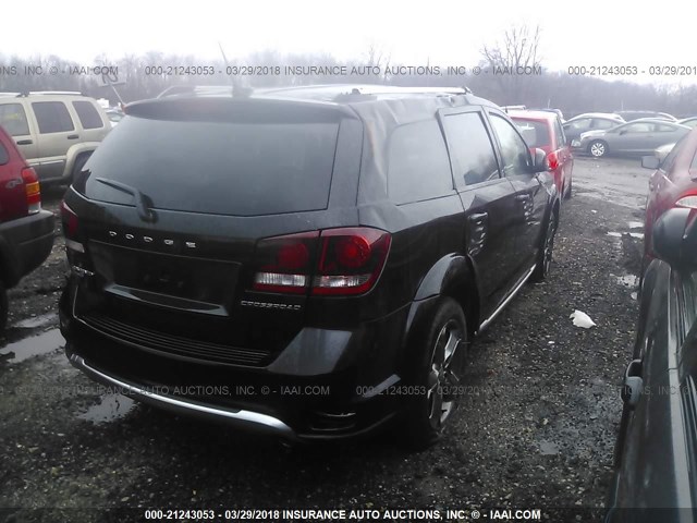 3C4PDDGG3HT691892 - 2017 DODGE JOURNEY CROSSROAD BLACK photo 4