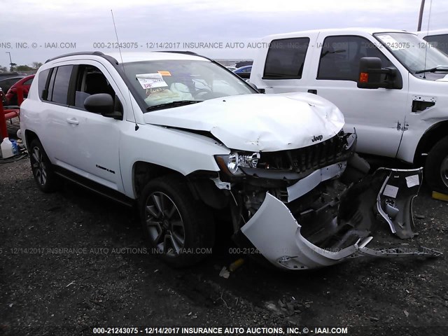 1C4NJCBA4GD711259 - 2016 JEEP COMPASS SPORT WHITE photo 1