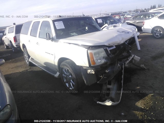 3GYFK66N04G292125 - 2004 CADILLAC ESCALADE ESV CREAM photo 1