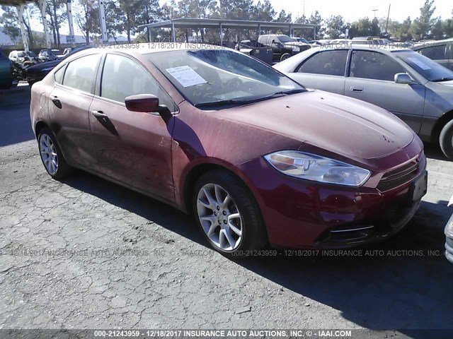 1C3CDFBA5DD175941 - 2013 DODGE DART SXT RED photo 1