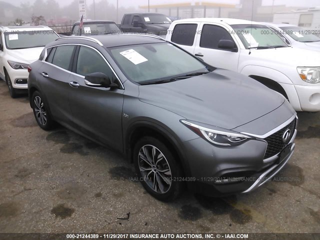SJKCH5CR7HA023467 - 2017 INFINITI QX30 LUXURY/PREMIUM/SPORT GRAY photo 1