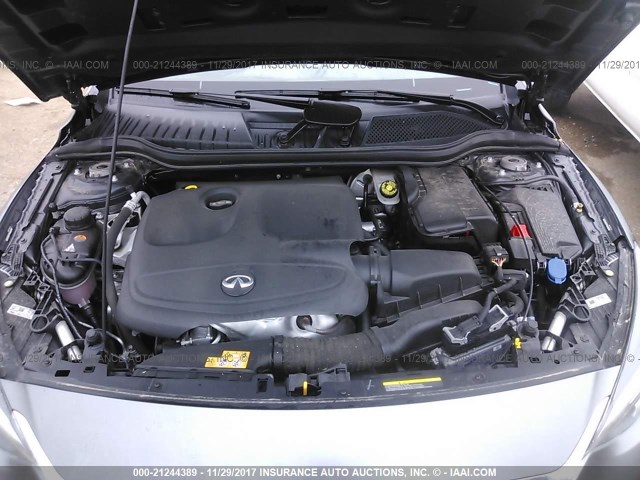 SJKCH5CR7HA023467 - 2017 INFINITI QX30 LUXURY/PREMIUM/SPORT GRAY photo 10