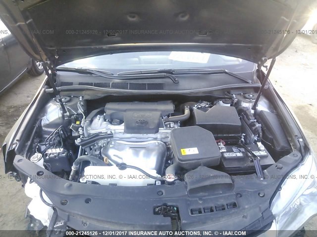 4T1BF1FKXHU454035 - 2017 TOYOTA CAMRY LE/XLE/SE/XSE GRAY photo 10