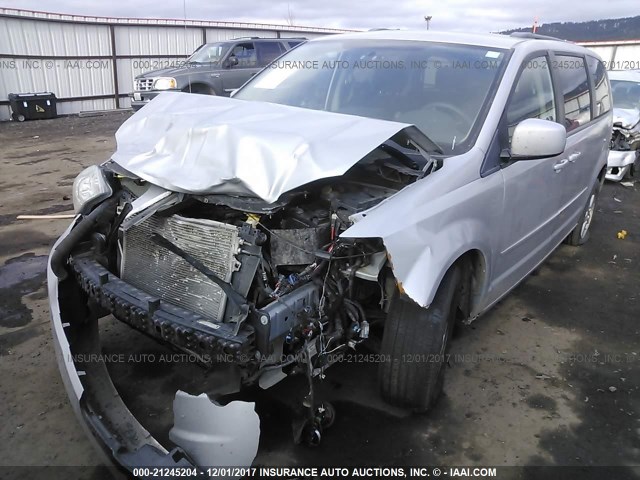 2D4RN3DG9BR757461 - 2011 DODGE GRAND CARAVAN MAINSTREET SILVER photo 2