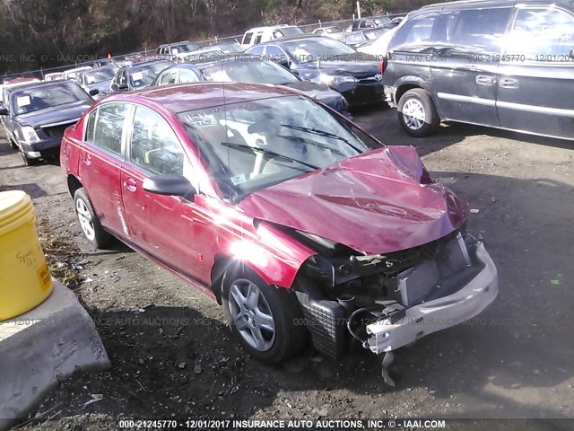 1G8AJ55F46Z161476 - 2006 SATURN ION LEVEL 2 RED photo 1