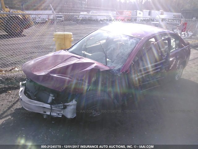 1G8AJ55F46Z161476 - 2006 SATURN ION LEVEL 2 RED photo 2