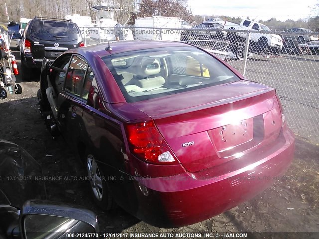 1G8AJ55F46Z161476 - 2006 SATURN ION LEVEL 2 RED photo 3