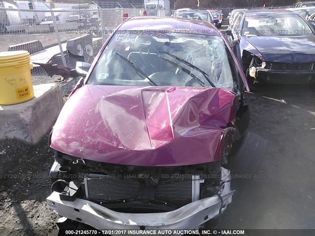 1G8AJ55F46Z161476 - 2006 SATURN ION LEVEL 2 RED photo 6