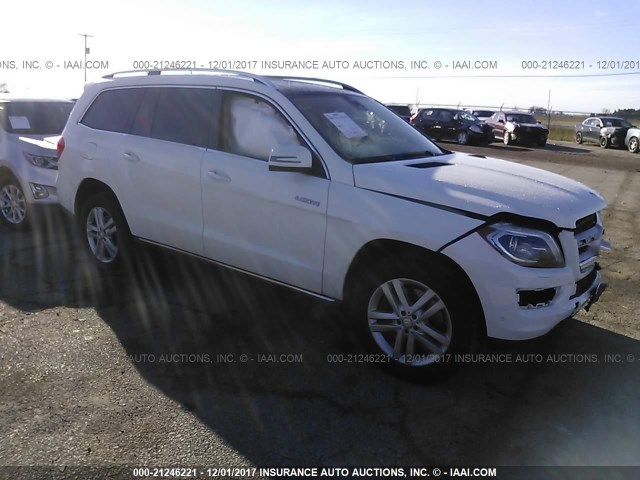 4JGDF7CE3EA295155 - 2014 MERCEDES-BENZ GL 450 4MATIC WHITE photo 1