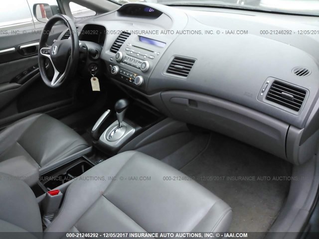 2HGFA16929H314312 - 2009 HONDA CIVIC EXL 灰色 照片 5