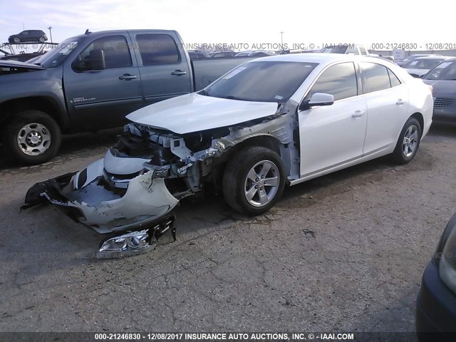 1G11C5SA8GF153594 - 2016 CHEVROLET MALIBU LIMITED LT WHITE photo 2