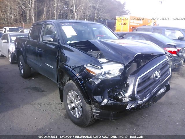 3TMCZ5AN7HM079301 - 2017 TOYOTA TACOMA DBL CAB/SR/TRDSPT/OR/PRO Қара фото 1