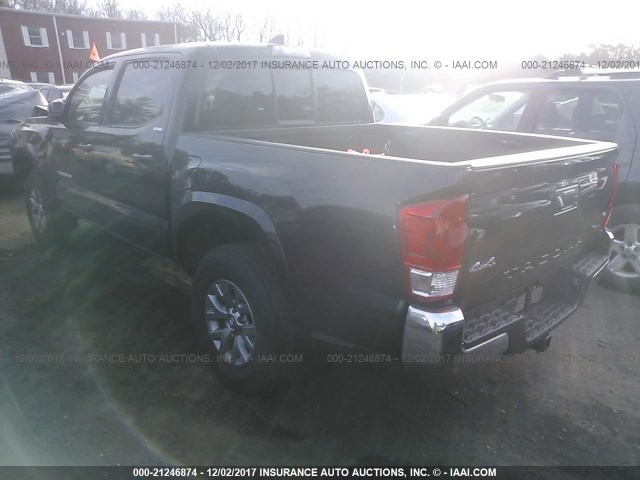 3TMCZ5AN7HM079301 - 2017 TOYOTA TACOMA DBL CAB/SR/TRDSPT/OR/PRO Қара фото 3