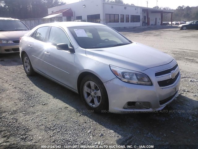 1G11B5SA1DF341940 - 2013 CHEVROLET MALIBU LS SILVER photo 1