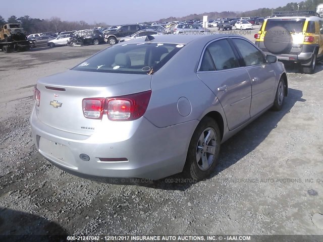 1G11B5SA1DF341940 - 2013 CHEVROLET MALIBU LS SILVER photo 4