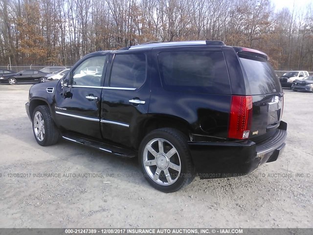 1GYFK63828R162867 - 2008 CADILLAC ESCALADE LUXURY შავი ფოტო 3