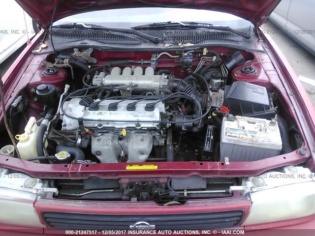 1N4EB31P2RC752930 - 1994 NISSAN SENTRA E/XE/GXE/LE RED photo 10