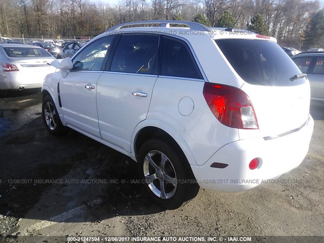 3GNAL3EK7DS582420 - 2013 CHEVROLET CAPTIVA LT WHITE photo 3