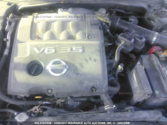 1N4BA41E56C818649 - 2006 NISSAN MAXIMA SE/SL BLACK photo 10