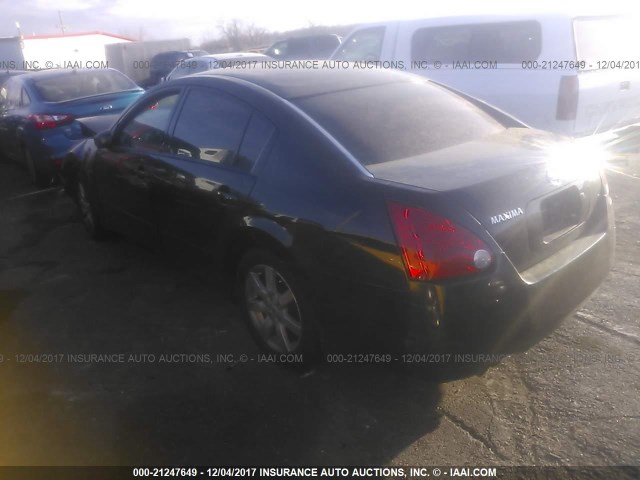 1N4BA41E56C818649 - 2006 NISSAN MAXIMA SE/SL BLACK photo 3