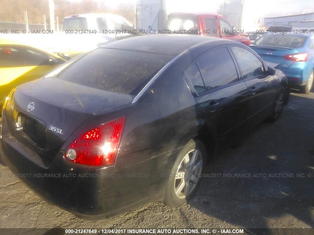 1N4BA41E56C818649 - 2006 NISSAN MAXIMA SE/SL BLACK photo 4