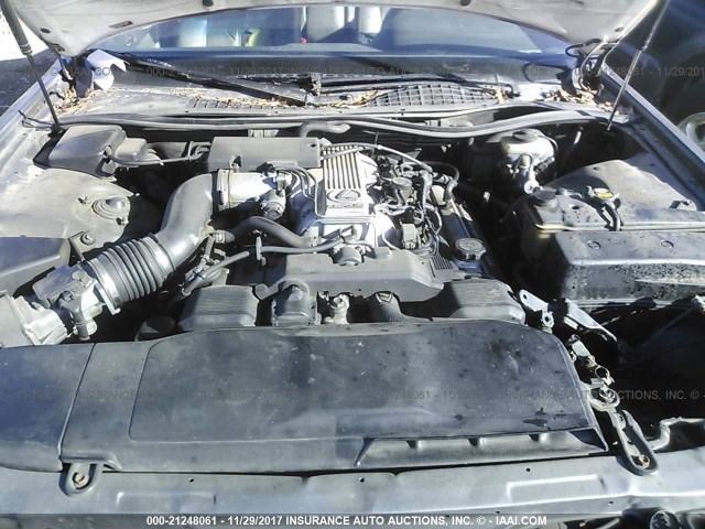 JT8UF11E1M0050698 - 1991 LEXUS LS 400 GRAY photo 10