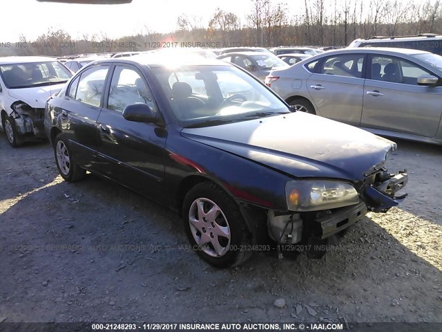 KMHDN46D54U922777 - 2004 HYUNDAI ELANTRA GLS/GT Dark Blue photo 1