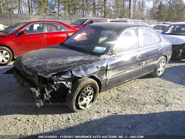 KMHDN46D54U922777 - 2004 HYUNDAI ELANTRA GLS/GT Dark Blue photo 2